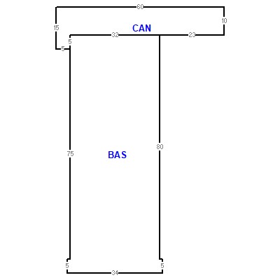 Building layout (traversing data) of this property