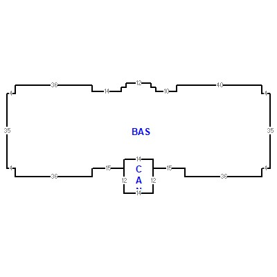 Building layout (traversing data) of this property