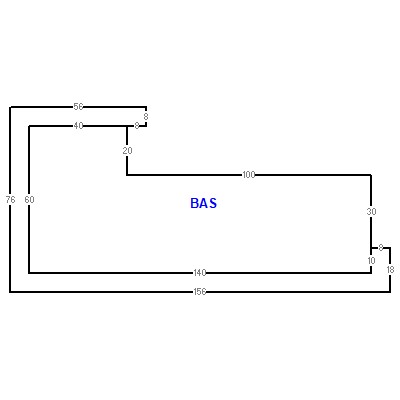 Building layout (traversing data) of this property