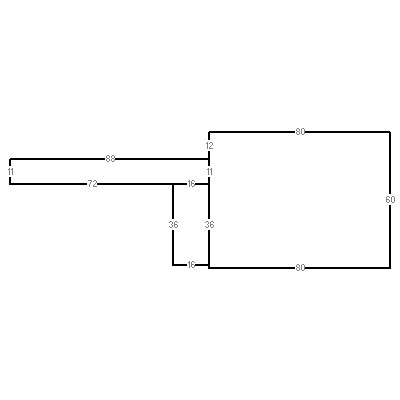 Building layout (traversing data) of this property
