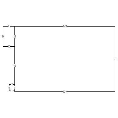 Building layout (traversing data) of this property