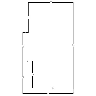 Building layout (traversing data) of this property