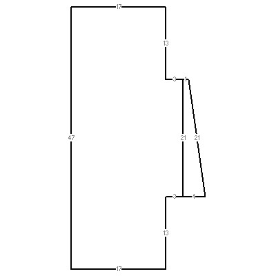 Building layout (traversing data) of this property