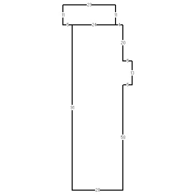 Building layout (traversing data) of this property