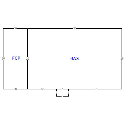 Building layout (traversing data) of this property