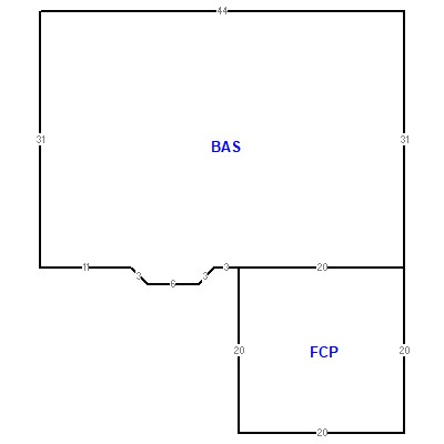 Building layout (traversing data) of this property