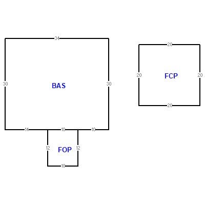 Building layout (traversing data) of this property