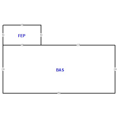 Building layout (traversing data) of this property