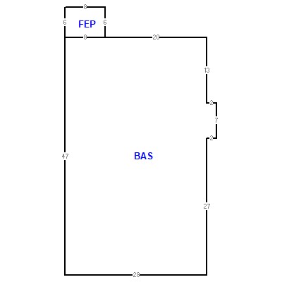 Building layout (traversing data) of this property