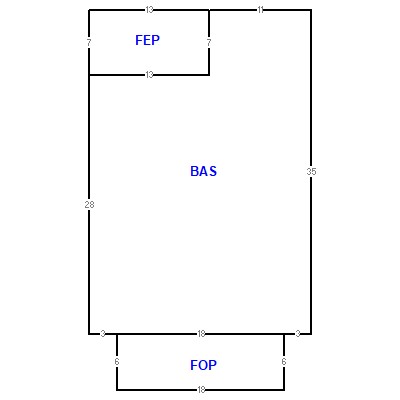 Building layout (traversing data) of this property