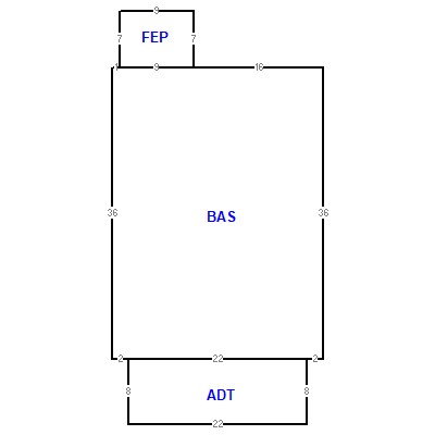 Building layout (traversing data) of this property