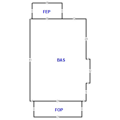 Building layout (traversing data) of this property