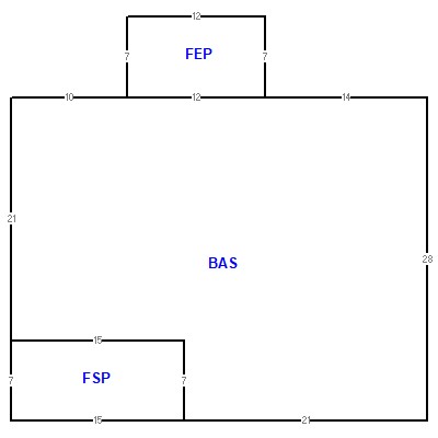 Building layout (traversing data) of this property