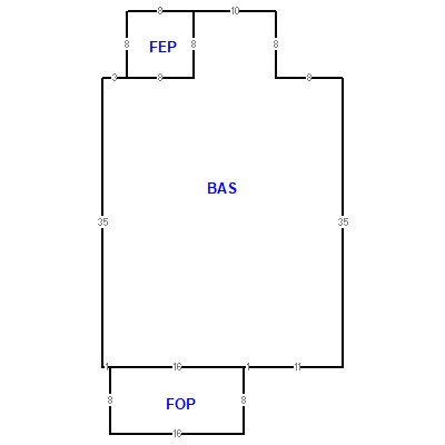 Building layout (traversing data) of this property