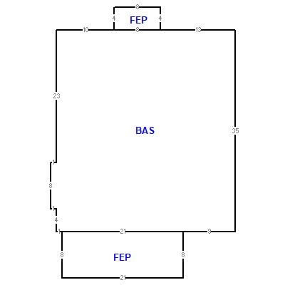 Building layout (traversing data) of this property