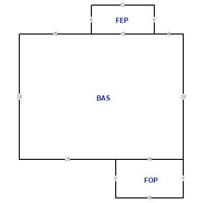 Building layout (traversing data) of this property