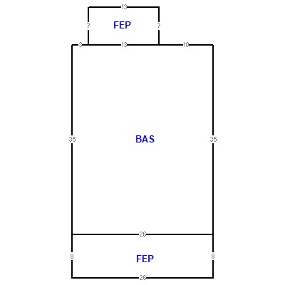 Building layout (traversing data) of this property
