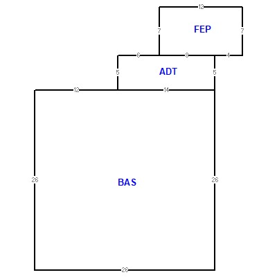 Building layout (traversing data) of this property