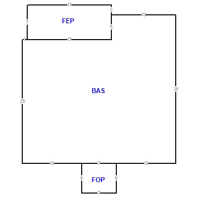 Building layout (traversing data) of this property