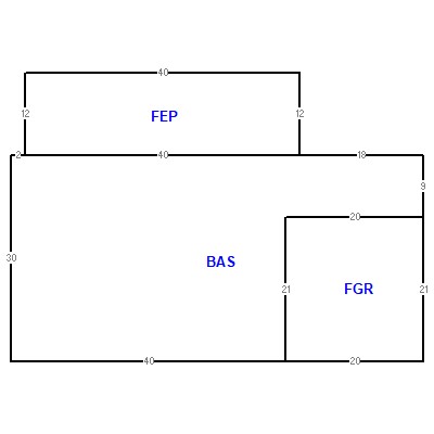 Building layout (traversing data) of this property