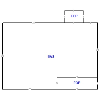 Building layout (traversing data) of this property