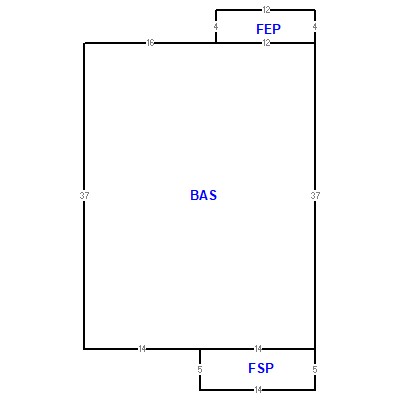Building layout (traversing data) of this property