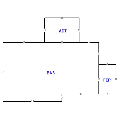 Building layout (traversing data) of this property