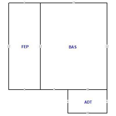 Building layout (traversing data) of this property