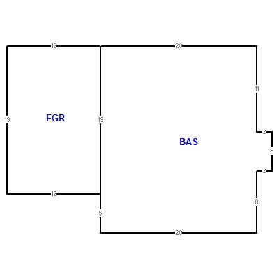 Building layout (traversing data) of this property