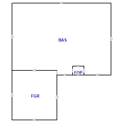 Building layout (traversing data) of this property