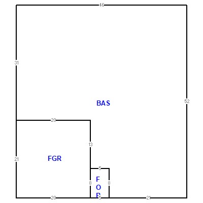 Building layout (traversing data) of this property