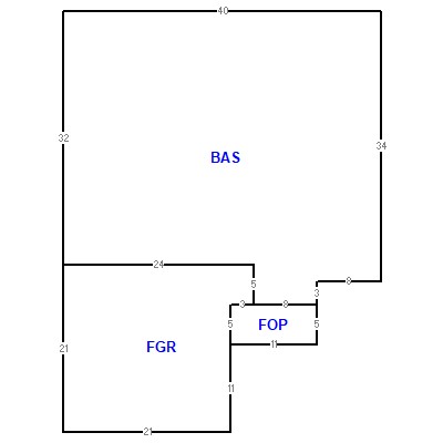 Building layout (traversing data) of this property