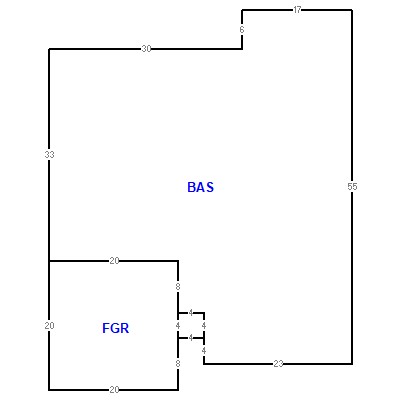 Building layout (traversing data) of this property