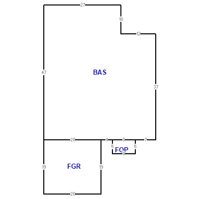 Building layout (traversing data) of this property