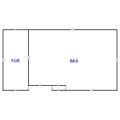 Building layout (traversing data) of this property