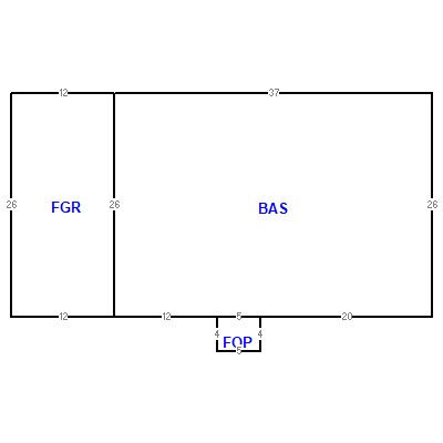 Building layout (traversing data) of this property