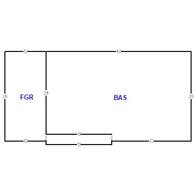Building layout (traversing data) of this property
