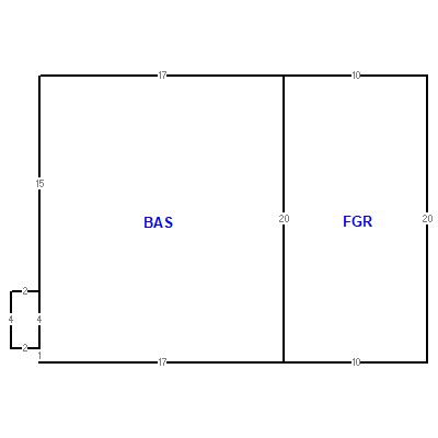 Building layout (traversing data) of this property