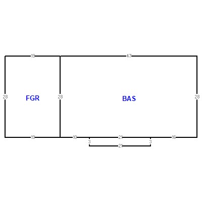 Building layout (traversing data) of this property
