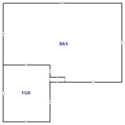 Building layout (traversing data) of this property