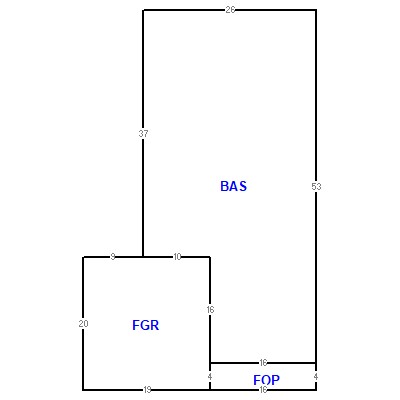 Building layout (traversing data) of this property