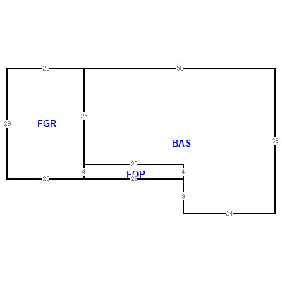Building layout (traversing data) of this property