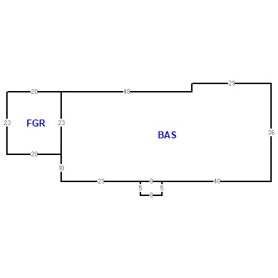Building layout (traversing data) of this property