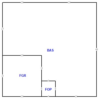 Building layout (traversing data) of this property
