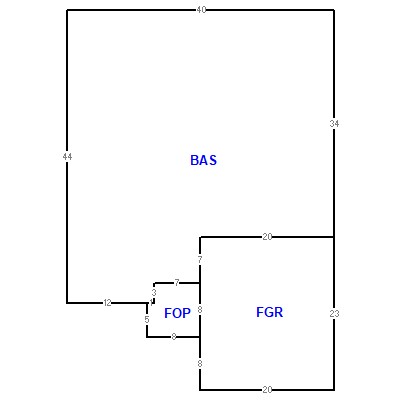 Building layout (traversing data) of this property