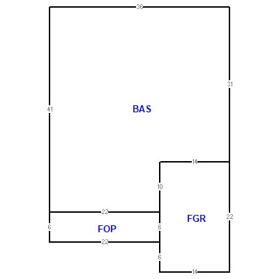 Building layout (traversing data) of this property