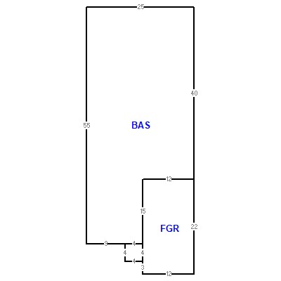 Building layout (traversing data) of this property