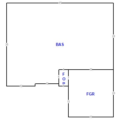 Building layout (traversing data) of this property