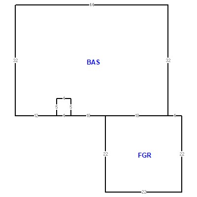 Building layout (traversing data) of this property