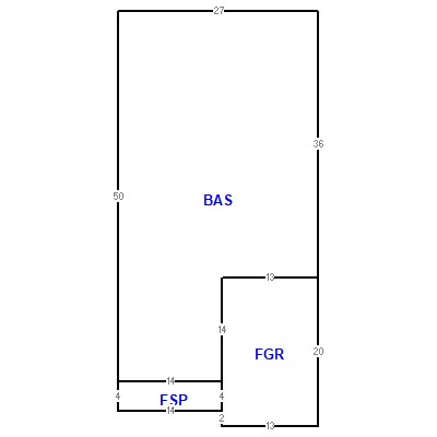 Building layout (traversing data) of this property